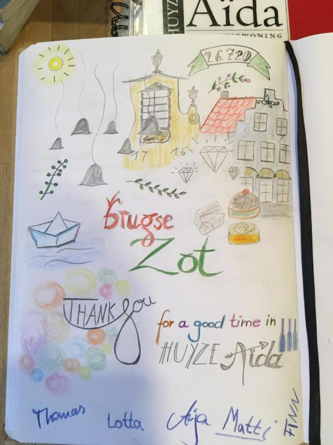 Huyze Aida Villa Brugge Eksteriør billede